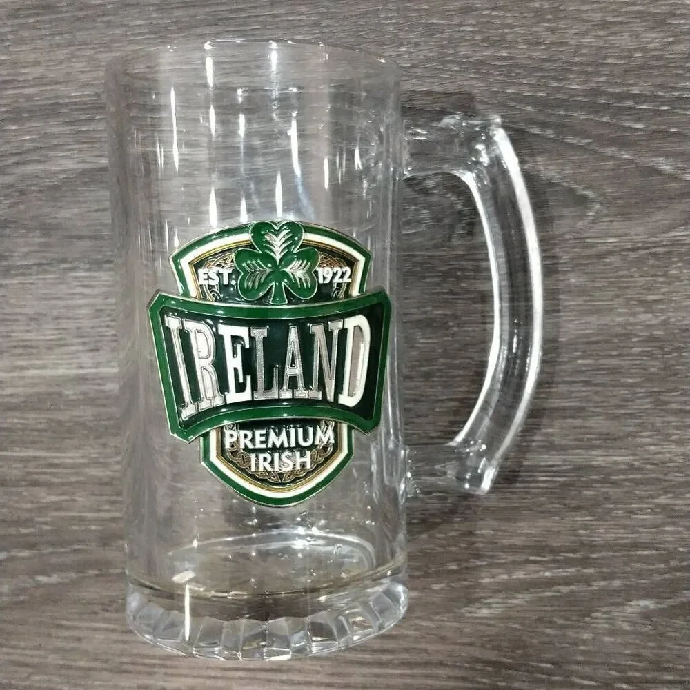 Ireland Premium Irish 16oz Glass Beer Mug